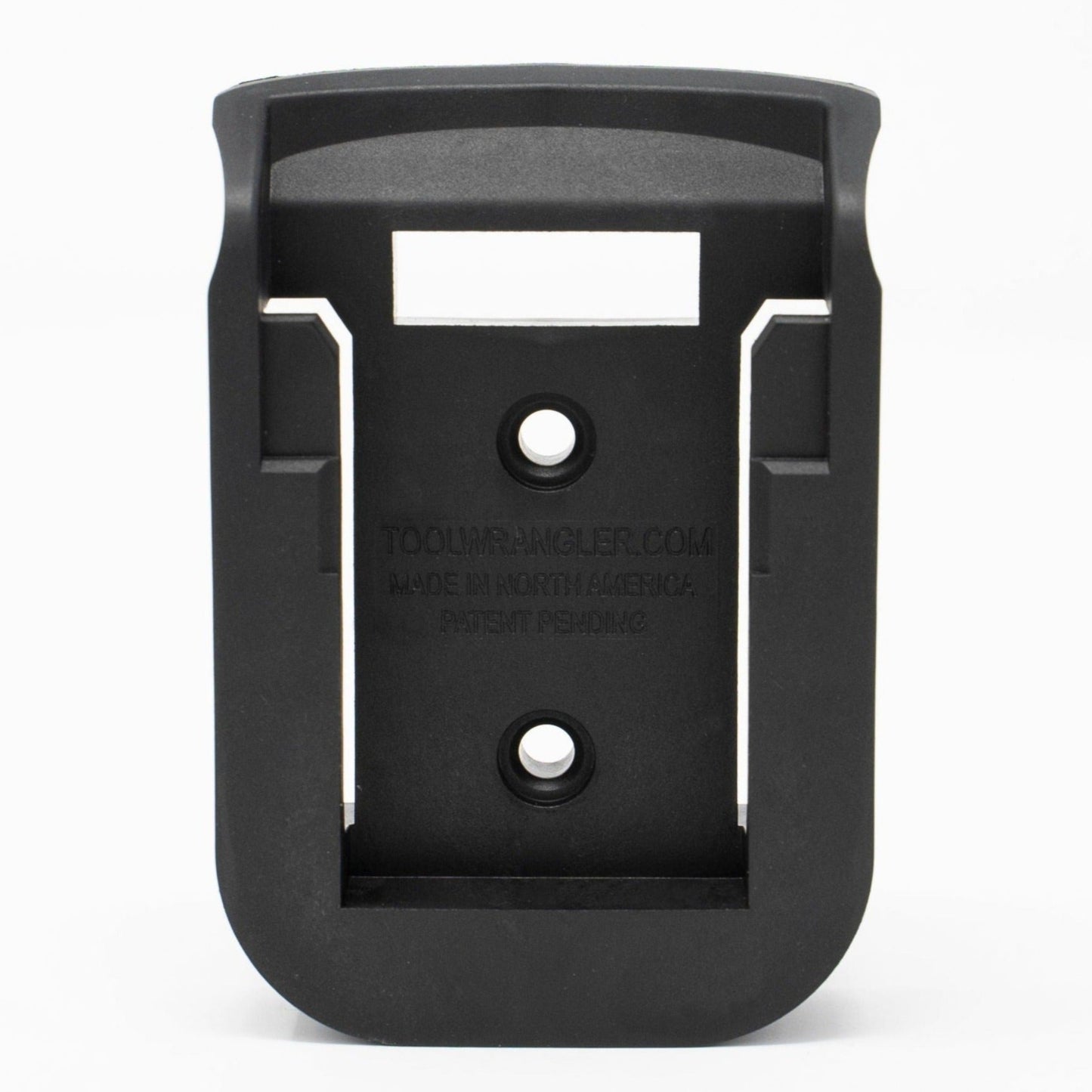 8 Battery Holders - BLACK - Tool Wrangler - Dewalt Mounts For 20V Cordless Tools - Made In North America - 100% Recycled Material