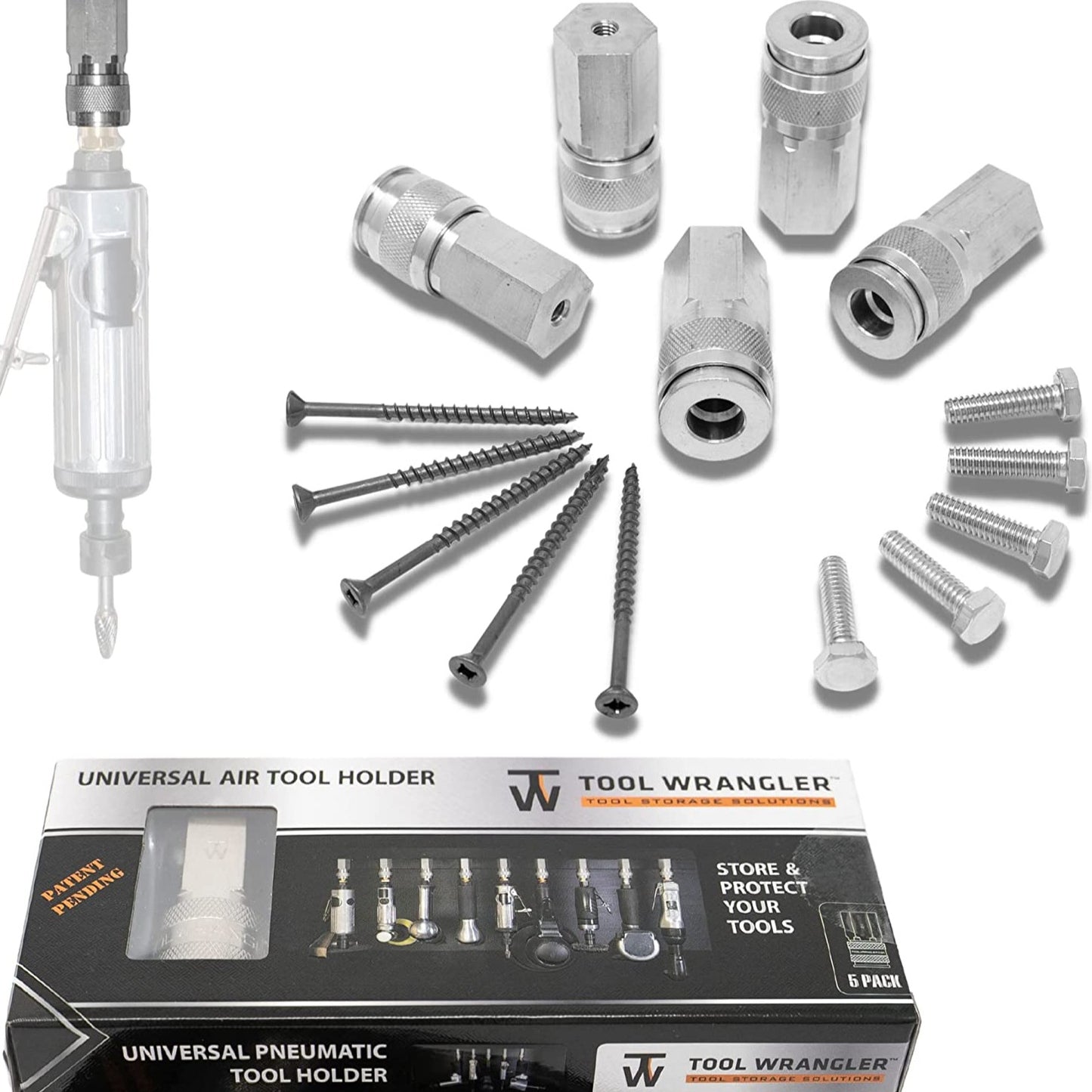 5 Pack Air Wrangler - Air Tool Holders