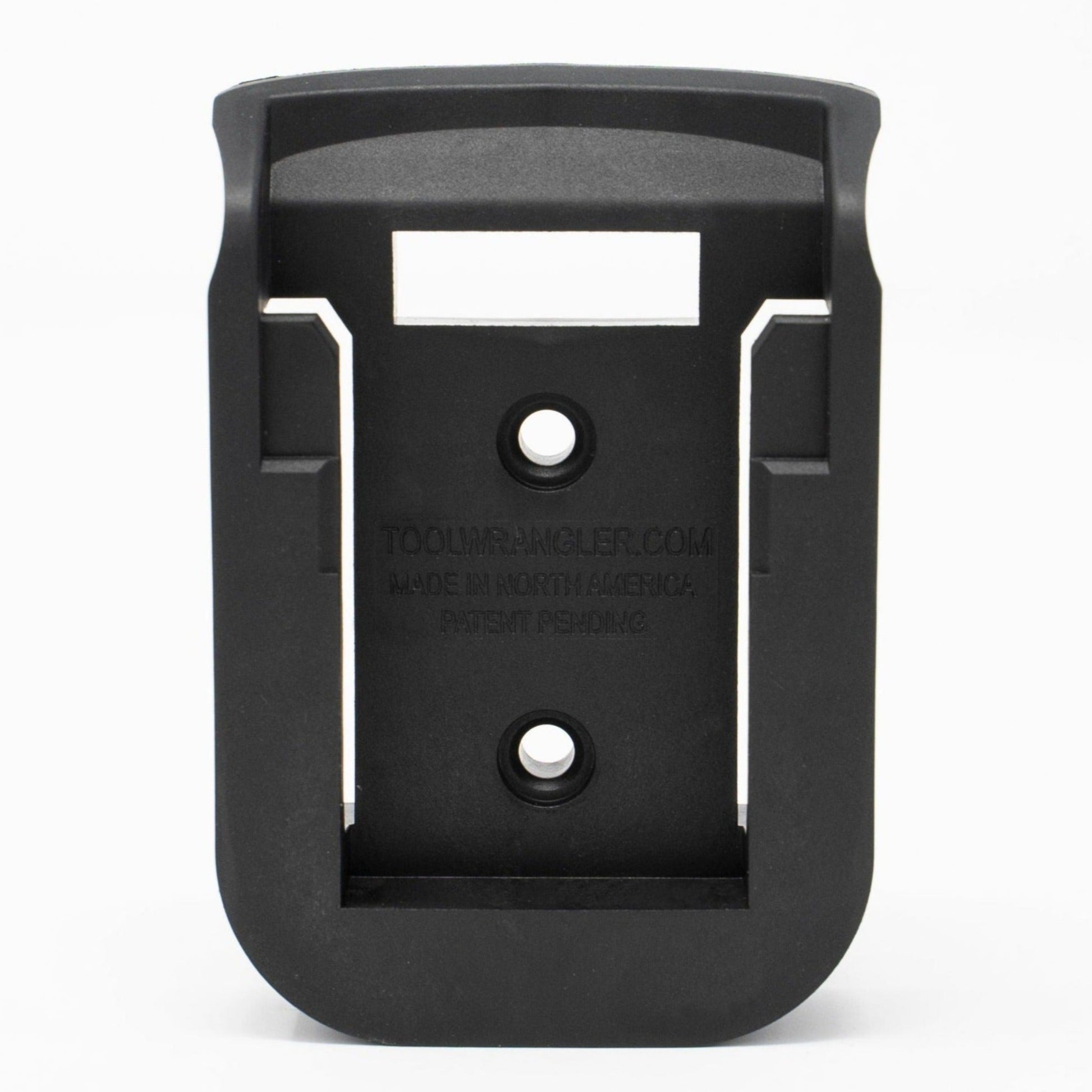 8 Battery Holders - BLACK - Tool Wrangler - Dewalt Mounts For 20V Cordless Tools - Made In North America - 100% Recycled Material