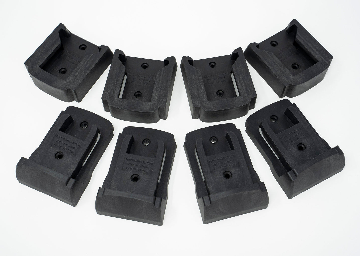 ToolWrangler Mounts For Milwaukee M18 Cordless Tools & Batteries - FREE US Shipping - Lifetime Warranty - Mixed 8-Pack